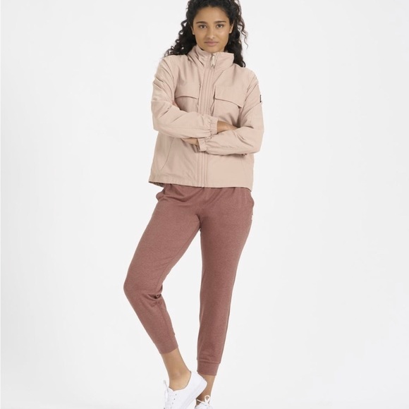 Vuori Jackets & Coats Vuori Water Resistant Military Jacket Pink